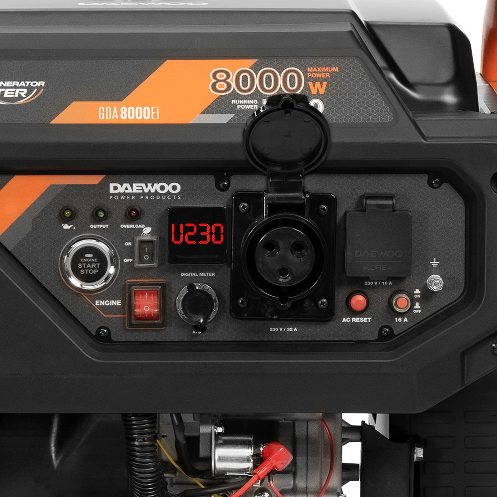 Генератор бензиновый 7,5 кВт инверторный DAEWOO GDA8000Ei