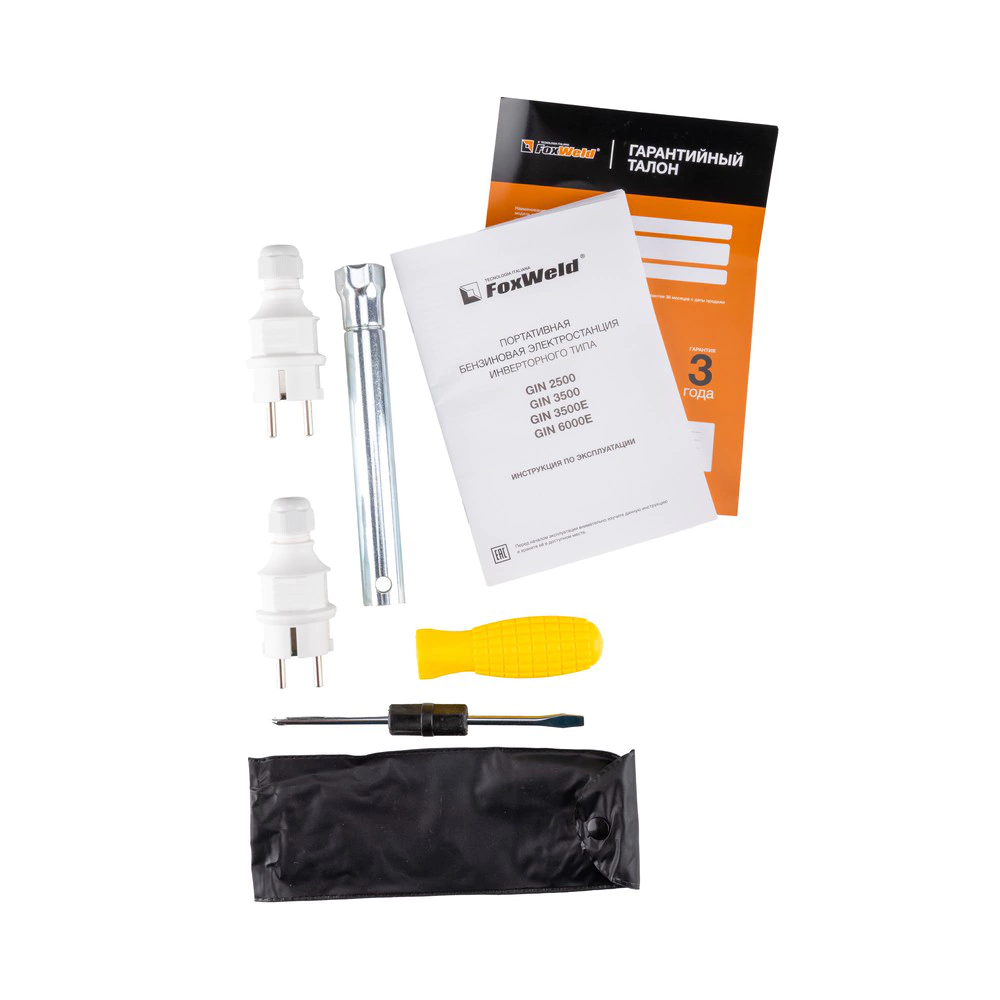 Генератор бензиновый 3 кВт инверторный FoxWeld GIN3500E