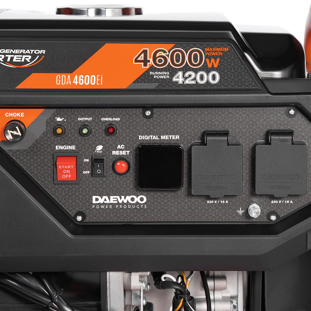 Генератор бензиновый 4,2 кВт инверторный DAEWOO GDA4600Ei