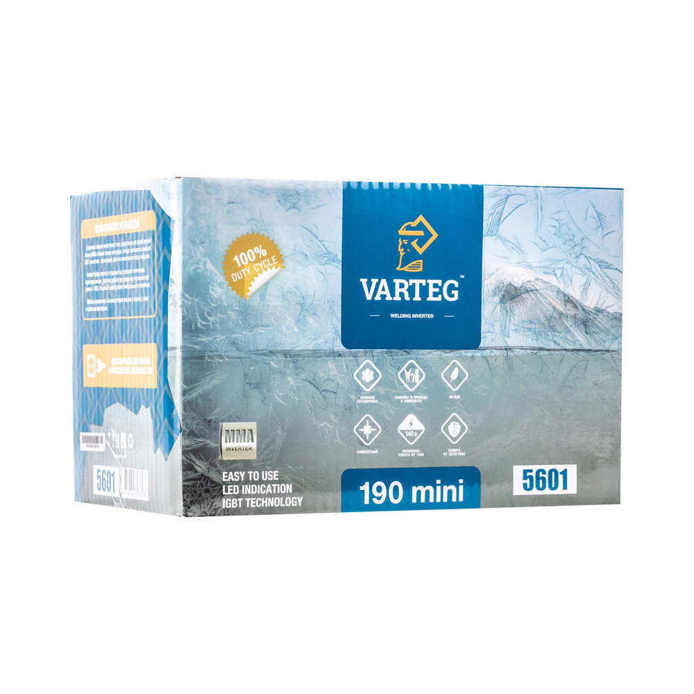 Сварочный аппарат инверторный 190 А Varteg 190 мини