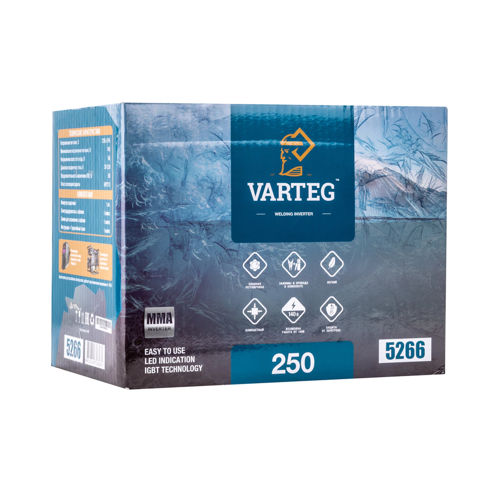 Сварочный аппарат инверторный 250 А Varteg 250