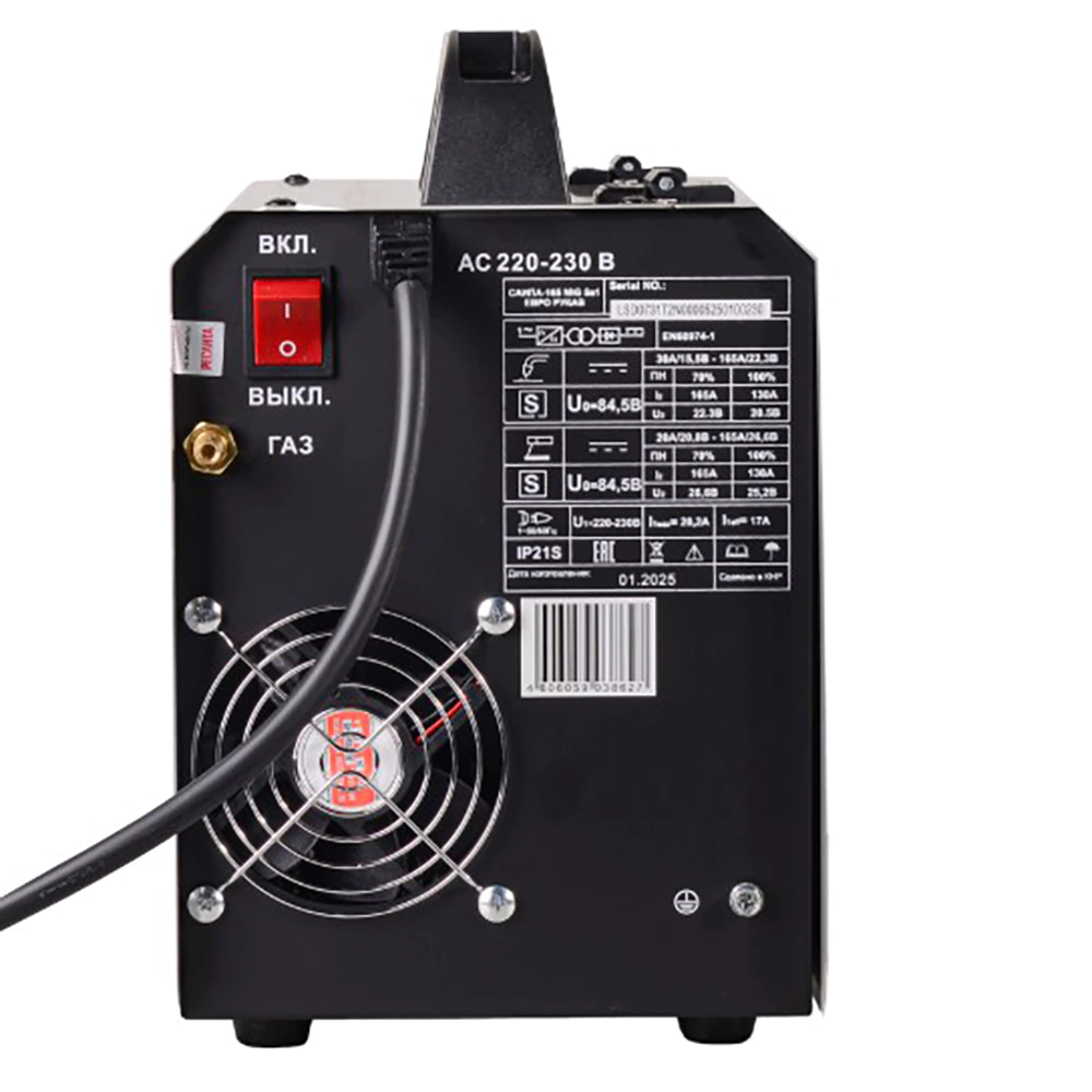 Сварочный аппарат инверторный 160 А полуавтомат Ресанта САИПА-165