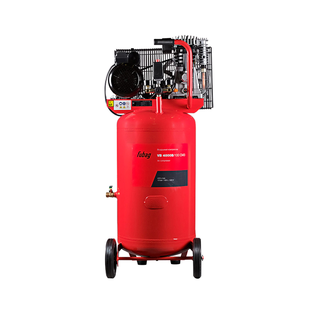 Компрессор масляный 100 л 420 л/мин 2,2 кВт вертикальный Fubag VB 4000B/100 CM3
