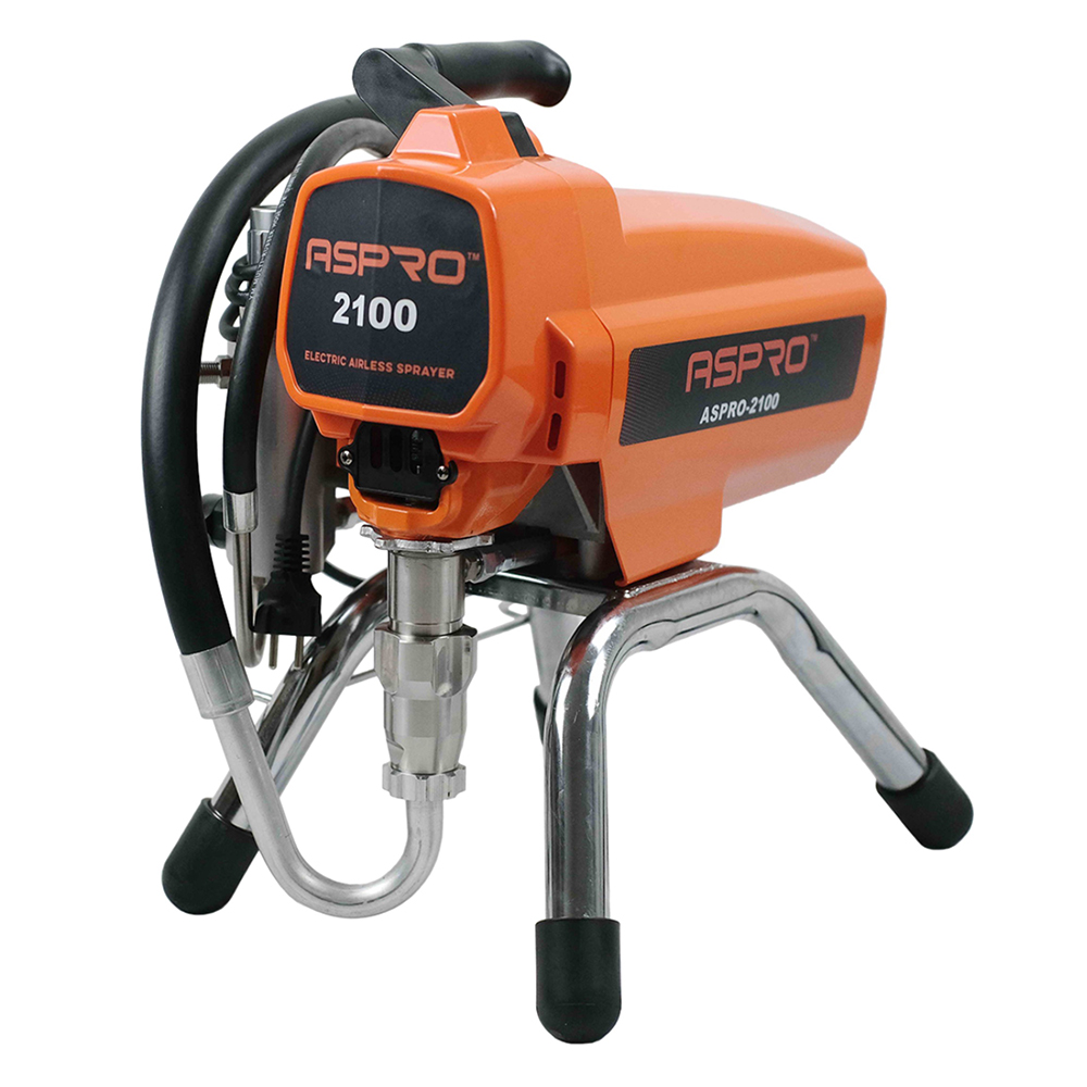 ASPRO Краскопульт электрический 1000 Вт 2 л/мин безвоздушный ASPRO 2100