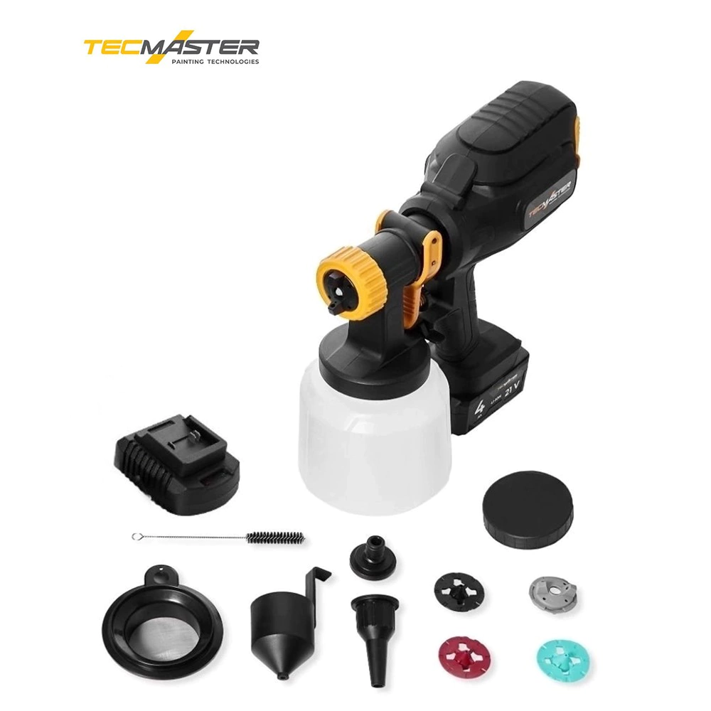Краскопульт аккумуляторный 21 В 1х4,0 Ач 1,4 л TECMASTER Т1250