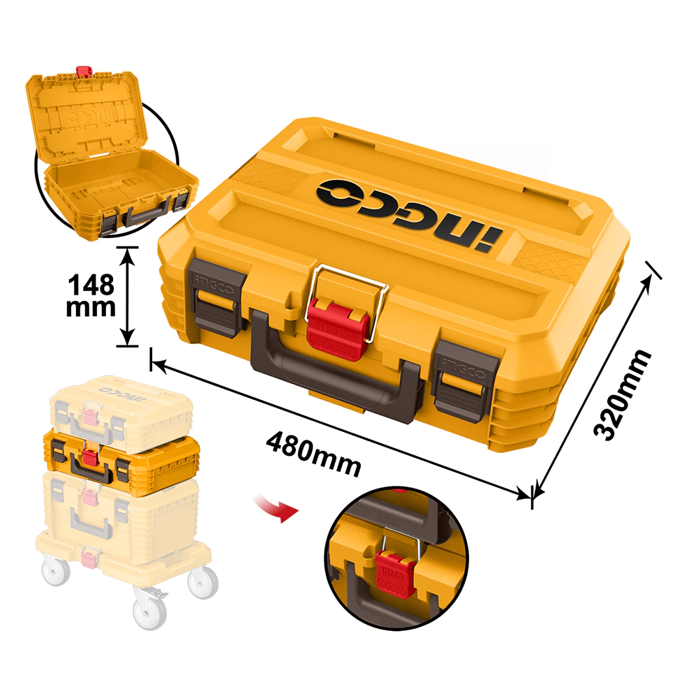 Ящик для инструментов INGCO Stackable 19"