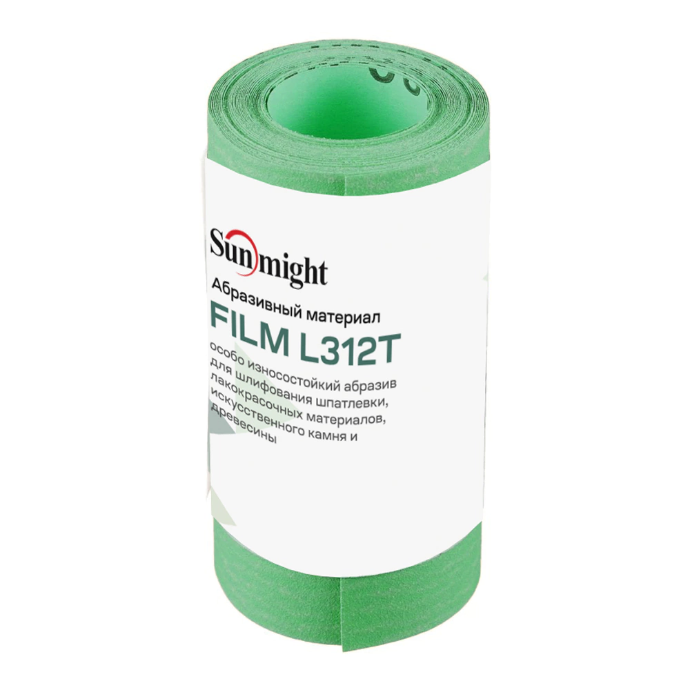 Шлифовальный материал 115 мм х 5 м P240 рулон, синтетическая основа SUNMIGHT