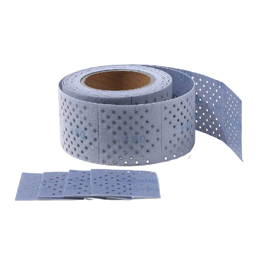 Шлифовальные полоски 70 мм х 12 м P180 рулон, керамический абразив SUNMIGHT