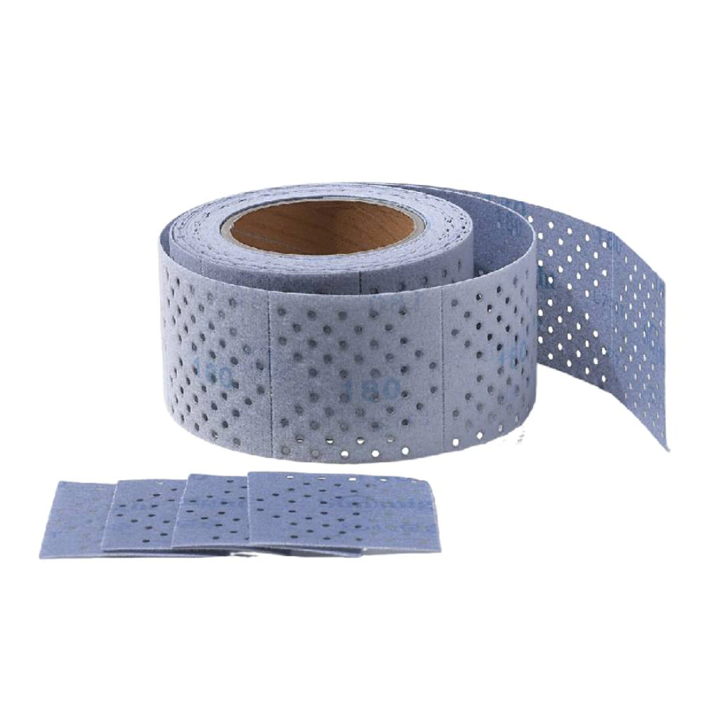 Шлифовальные полоски 70 мм х 12 м P240 рулон, керамический абразив SUNMIGHT