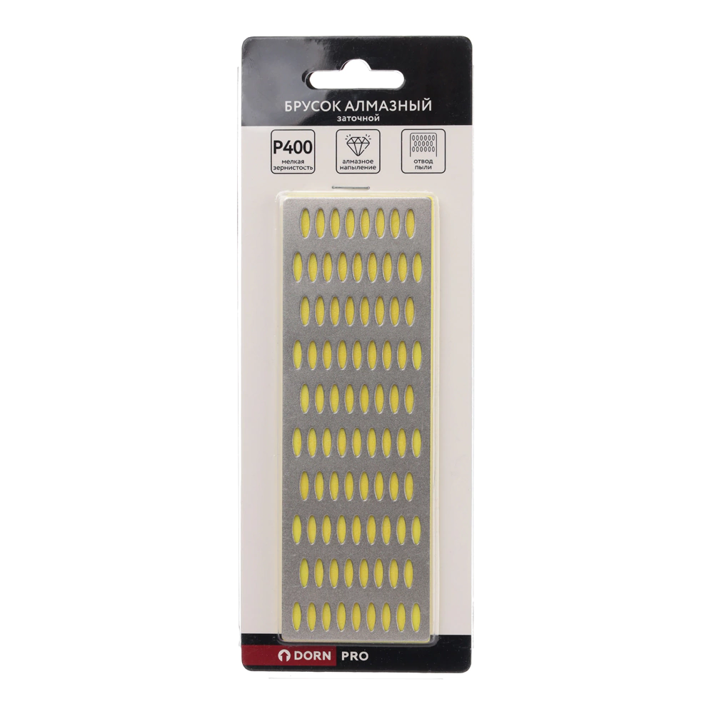 Брусок алмазный Р400 заточной 50х150 мм мелкая зернистость DORN PRO