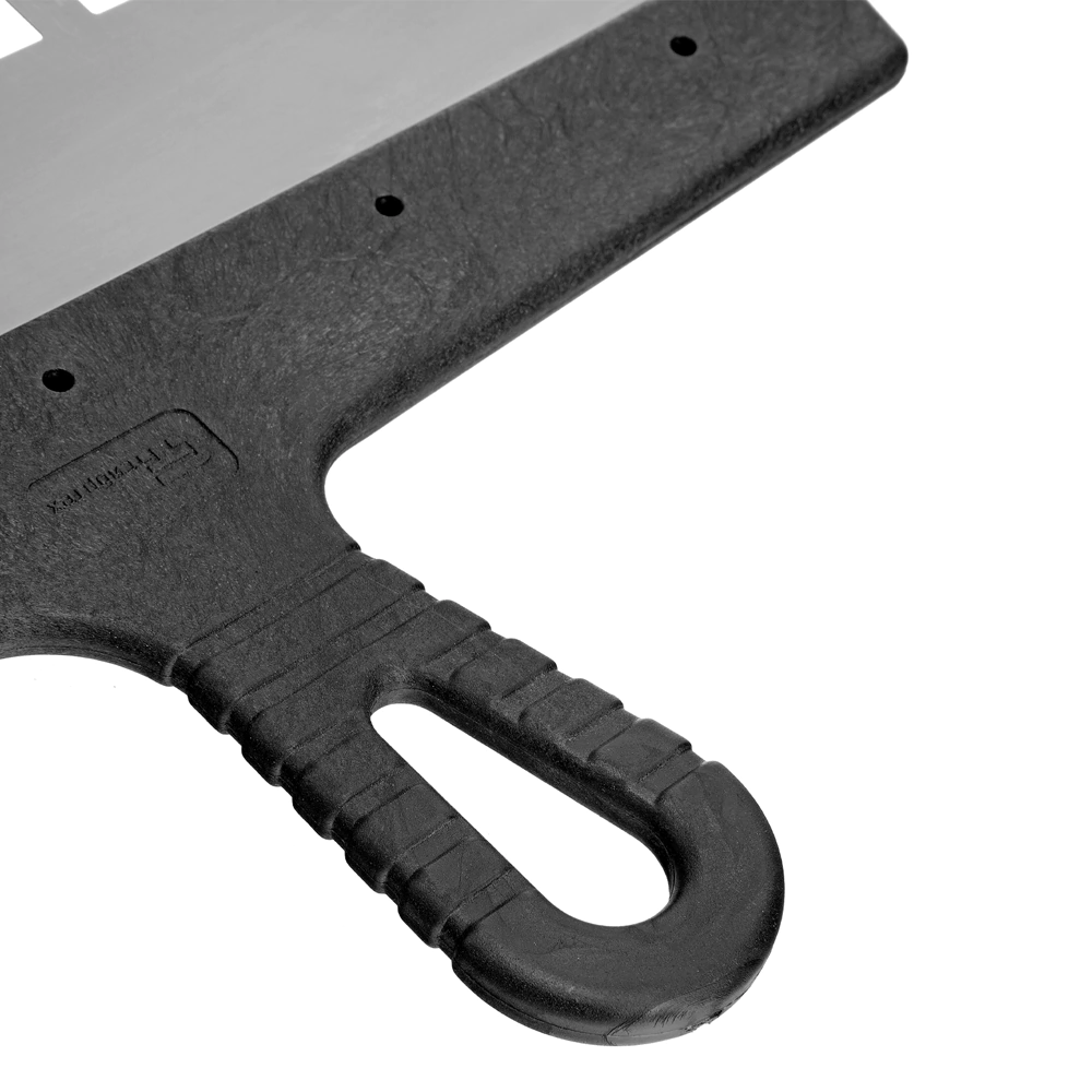 Зубчатый шпатель 350 мм зуб 10х10 мм нержавеющая сталь Сибртех