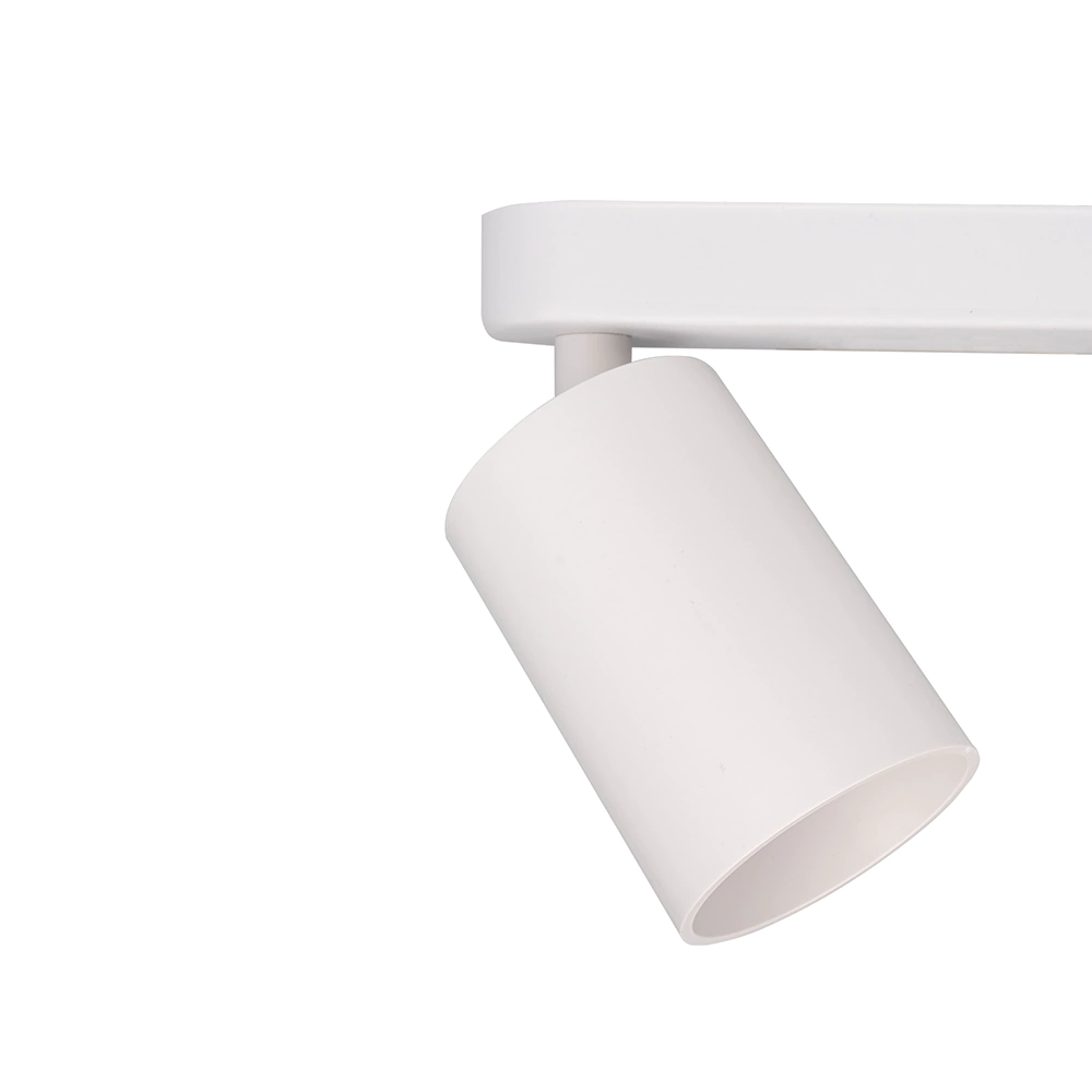 Светильник спот Jazzway Бейс пластик 2х15 Вт GU10 белый