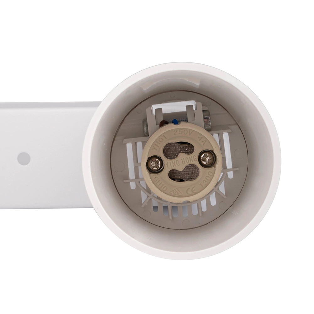 Светильник спот Jazzway Бейс пластик 2х15 Вт GU10 белый