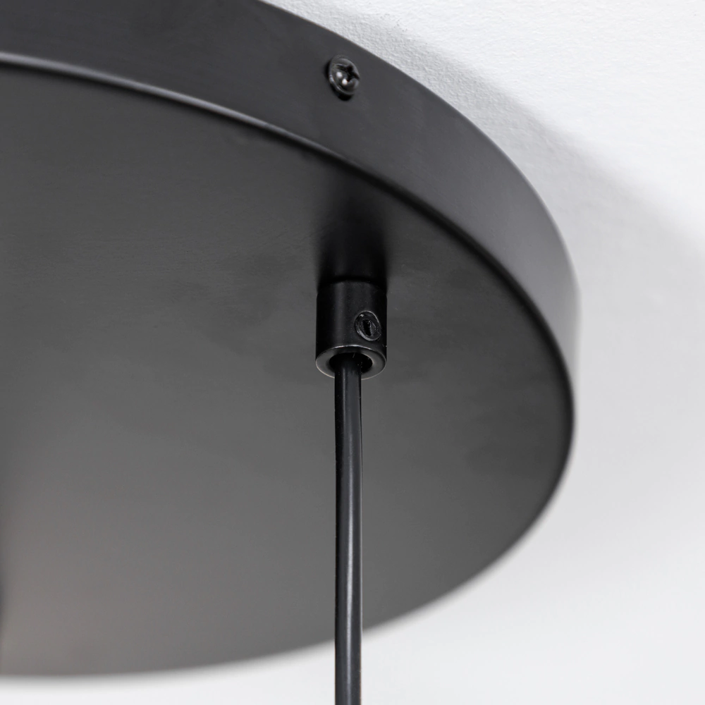 Светильник подвесной 3х40 Вт Е14 черный/белый NEODECO Ральф