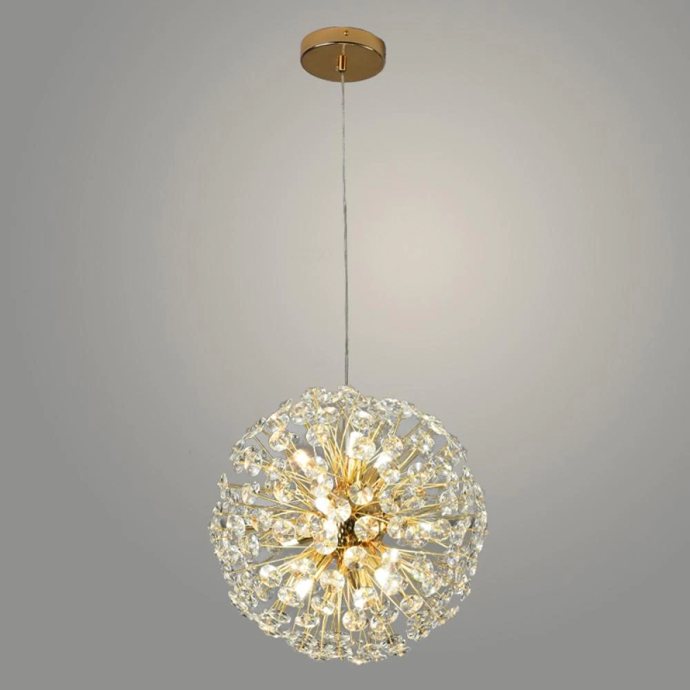 Люстра подвесная 9х40 Вт G9 золото Росток Катис