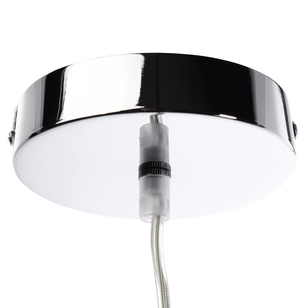 Светильник подвесной  1х40 Вт Е27 15 см хром Toplight Гласс
