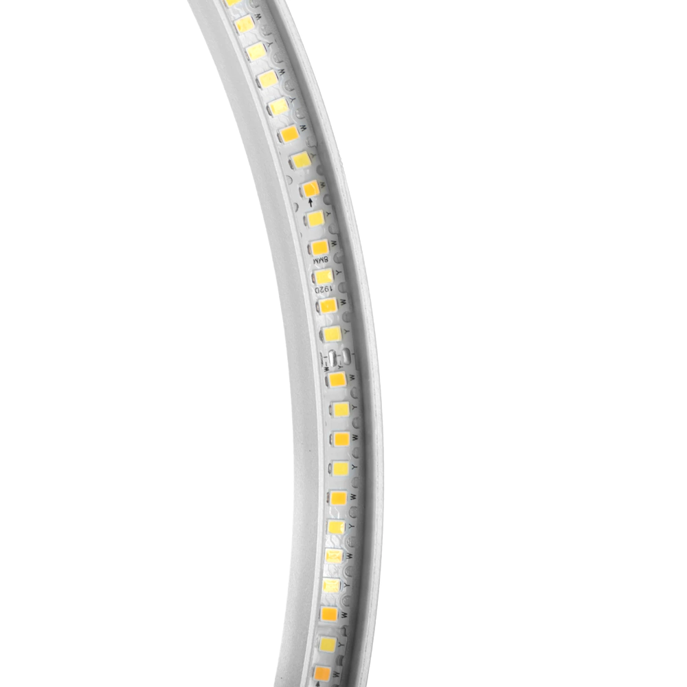 Люстра подвесная 140 Вт с пультом ДУ белый NEODECO Ринг Тор LED