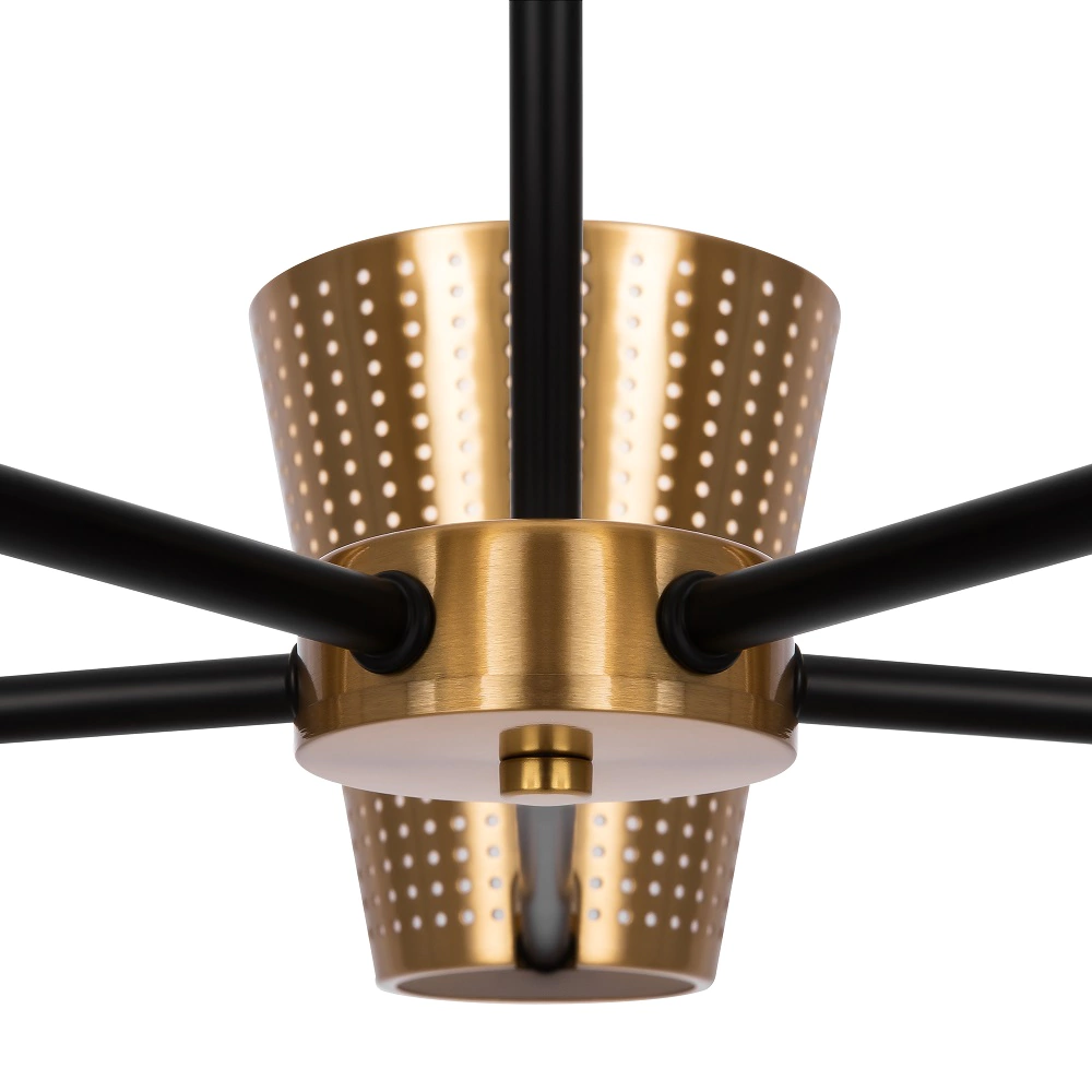 Люстра подвесная FREYA Китао 5х40 Вт Е14 бронза