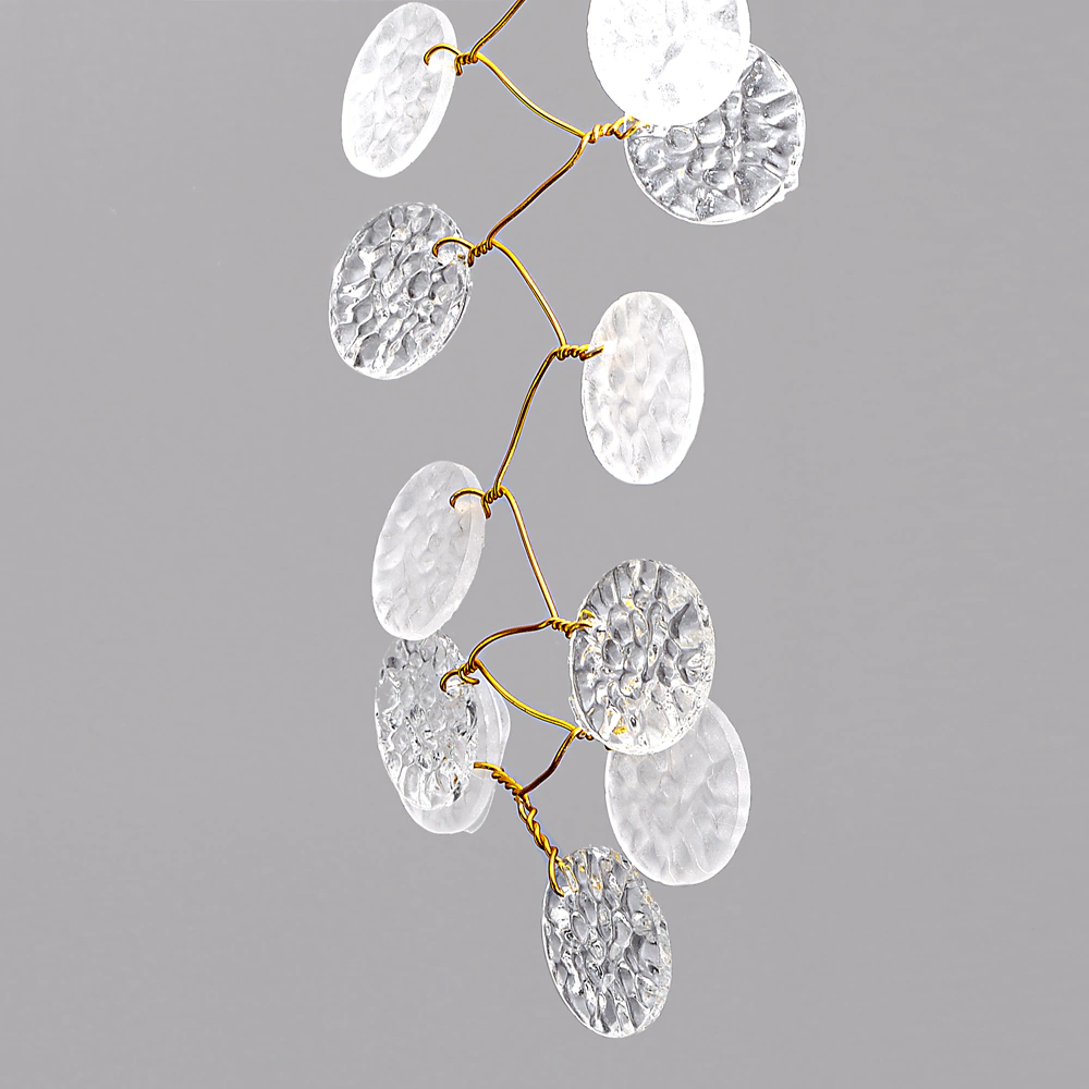 Люстра потолочная IMEX Даймон 9х10 Вт G9 латунь