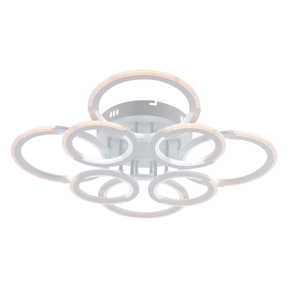 Люстра Schaffner Стория LED 176 Вт с пультом ДУ белый