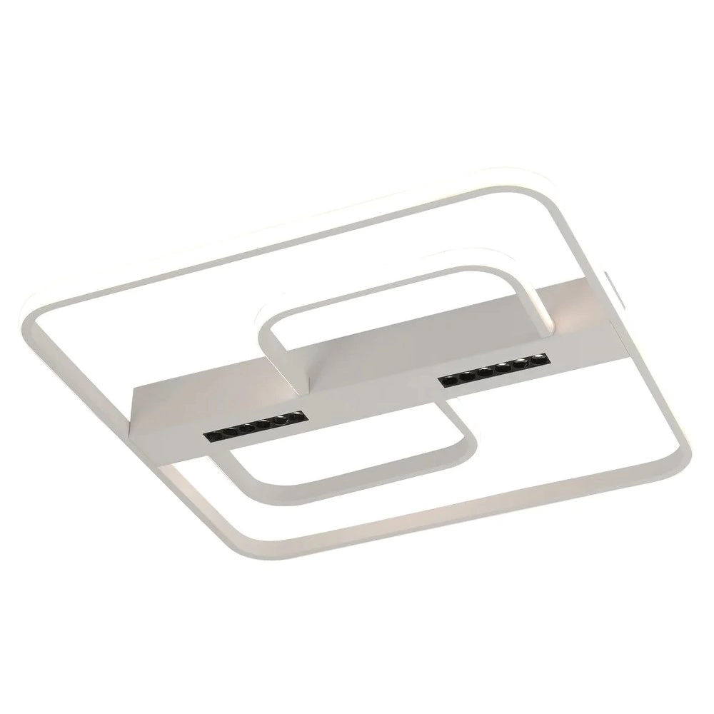 Люстра потолочная Schaffner Мадре LED 120+12 Вт с пультом ДУ белый