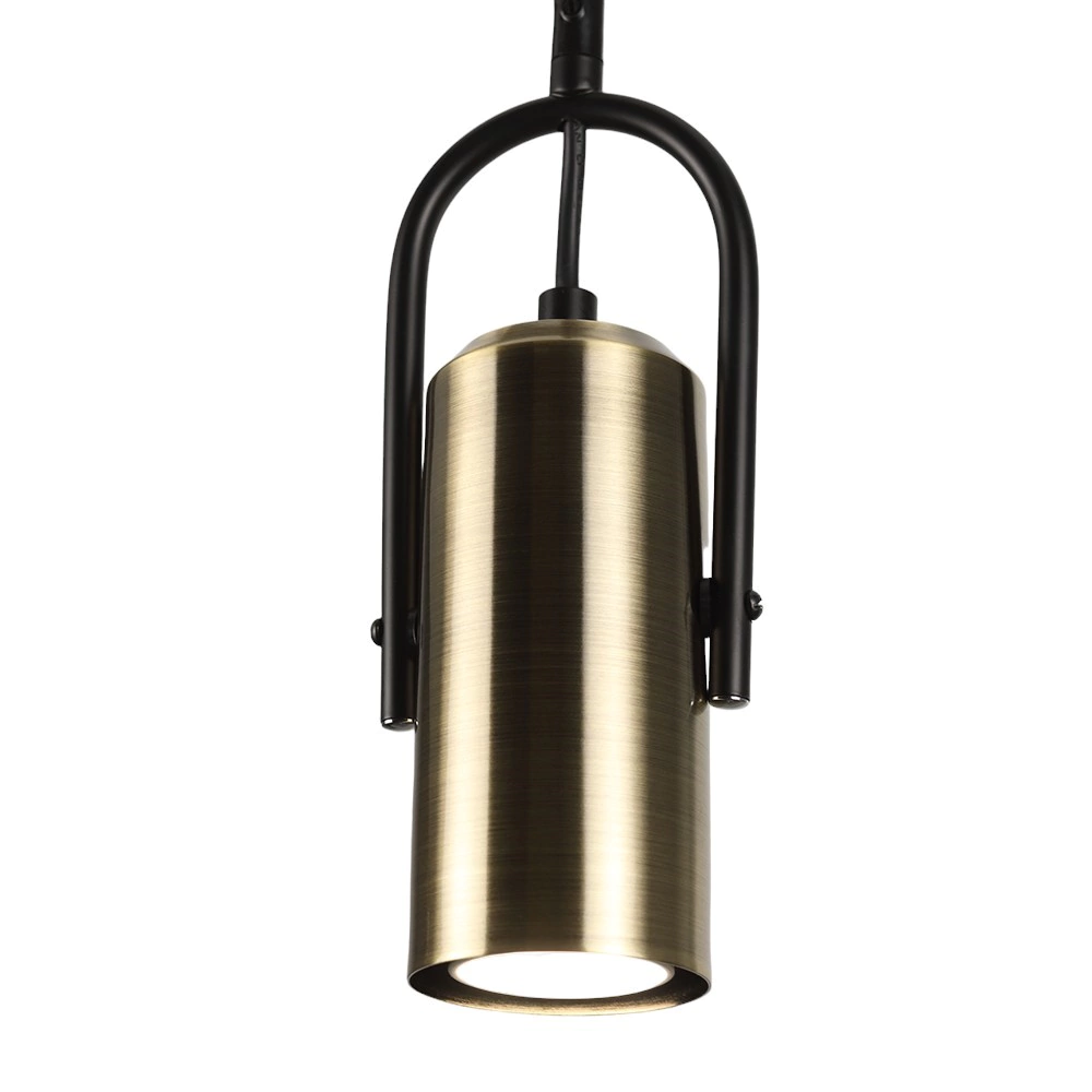 Светильник подвесной 1х25 Вт GU10 черный/бронза Rivoli