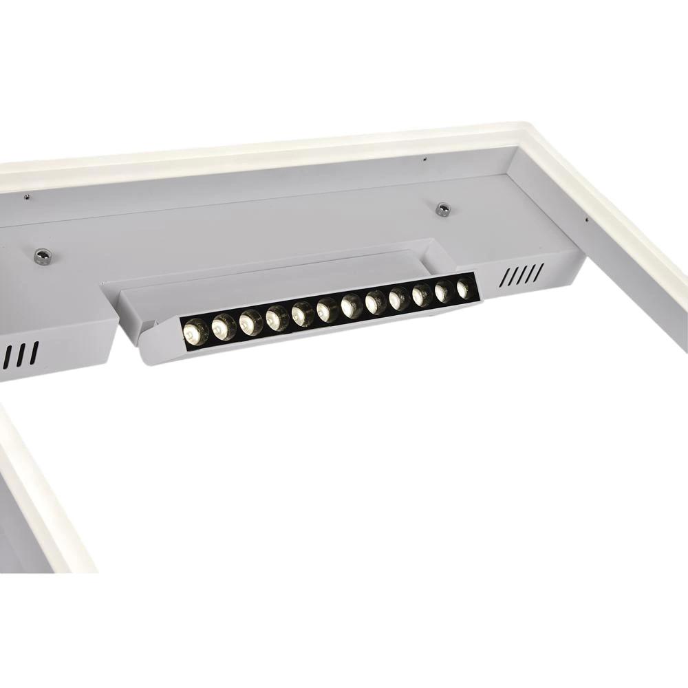 Люстра потолочная Schaffner Дати LED 70 Вт + 9 Вт белый