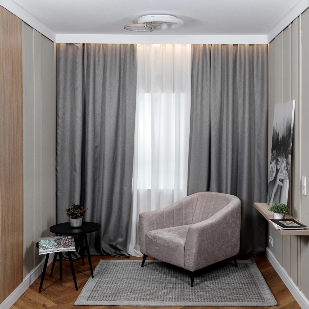 Люстра потолочная NEODECO Риджель LED 100 Вт с пультом ДУ белый/матовое золото