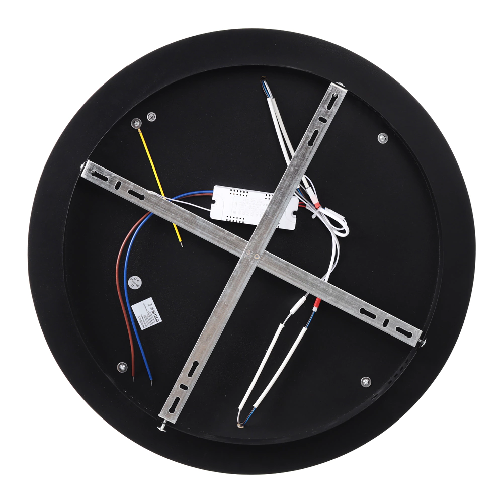 Люстра потолочная NEODECO Арбис LED 60 Вт с пультом ДУ черный