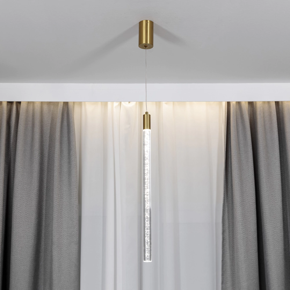 Светильник подвесной LED 5 Вт золото NEODECO Балб