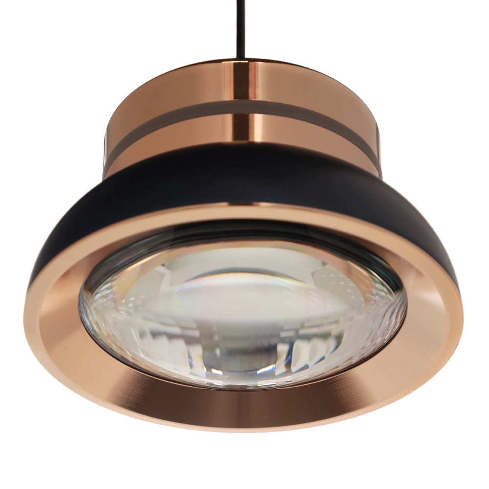 Светильник подвесной NEODECO Бакет LED 7 Вт синий/золото