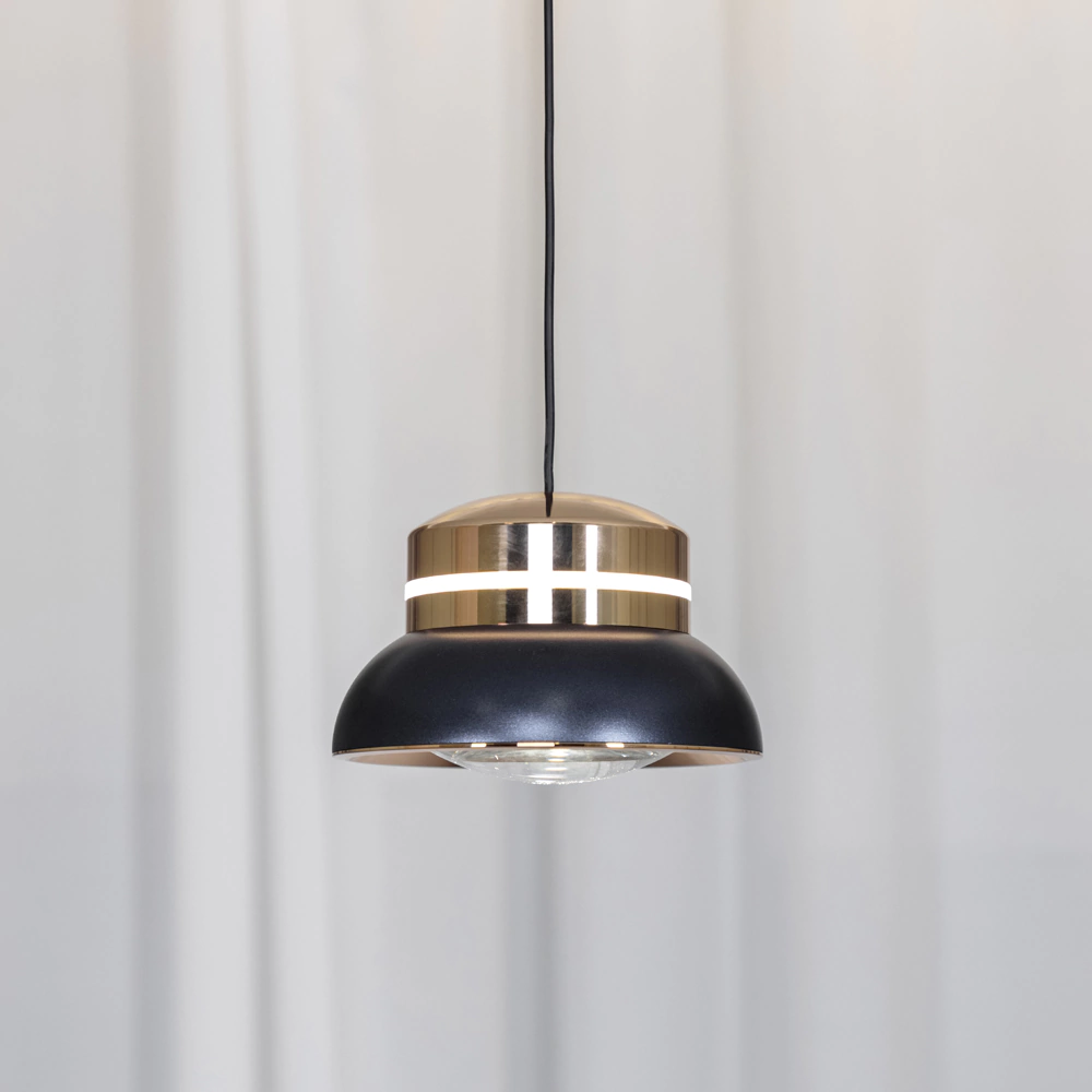 Светильник подвесной LED 7 Вт синий/золото NEODECO Бакет