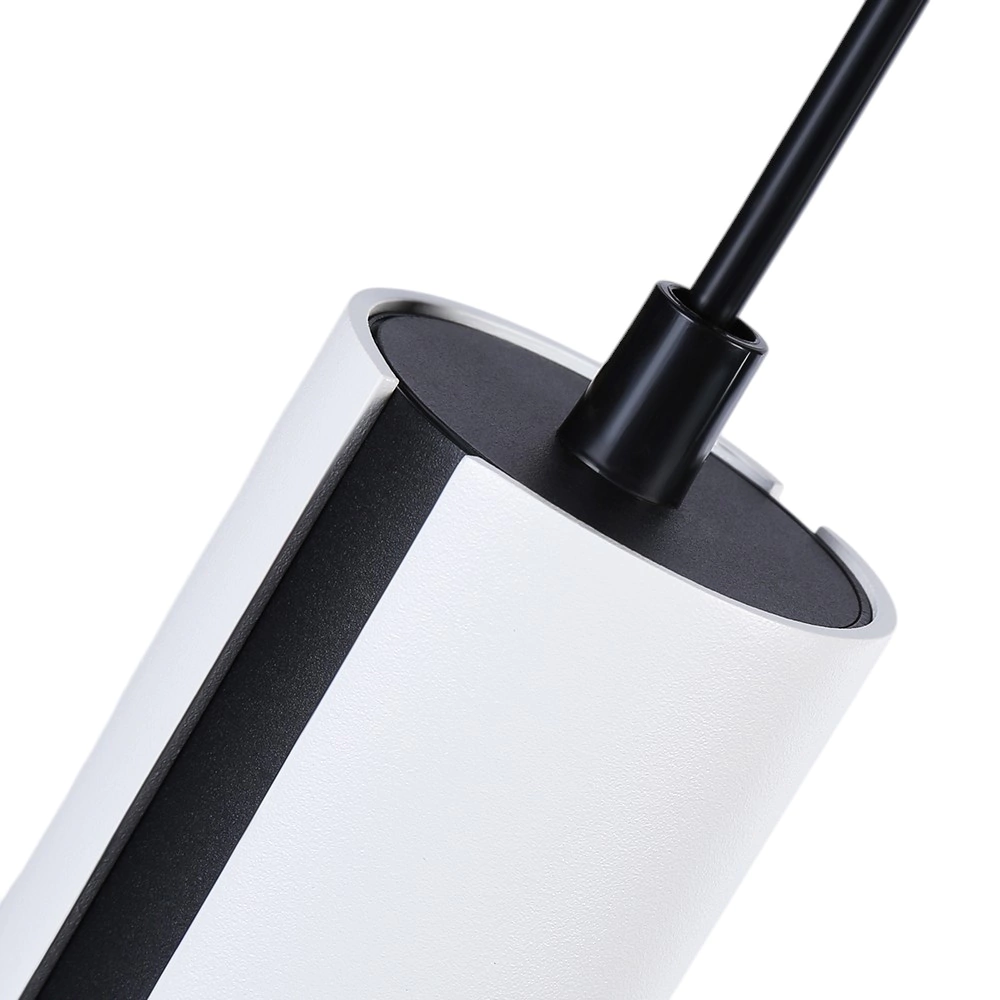 Светильник подвесной Ambrella Слайд 1х12 GU10 белый/черный