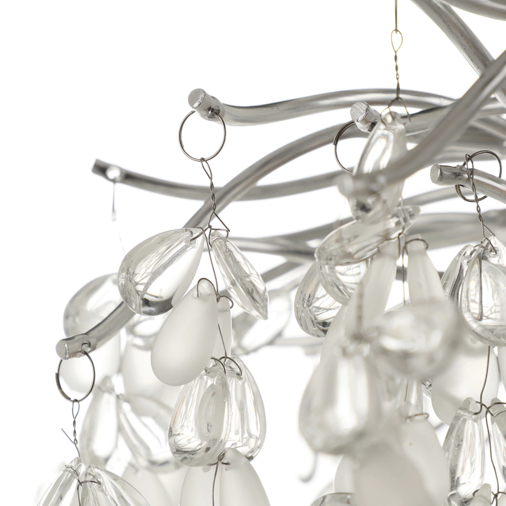 Люстра потолочная NEODECO Есина 8х40 Вт Е14 хром