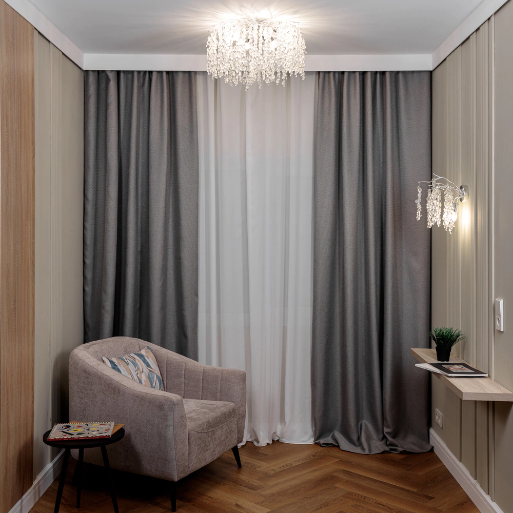 Люстра потолочная NEODECO Есина 8х40 Вт Е14 хром