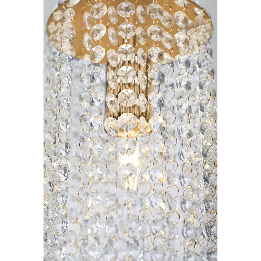 Светильник подвесной Rivoli Кристиана 1х40 Вт Е27 золото