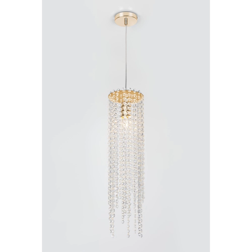 Светильник подвесной Rivoli Кристиана 1х40 Вт Е27 золото