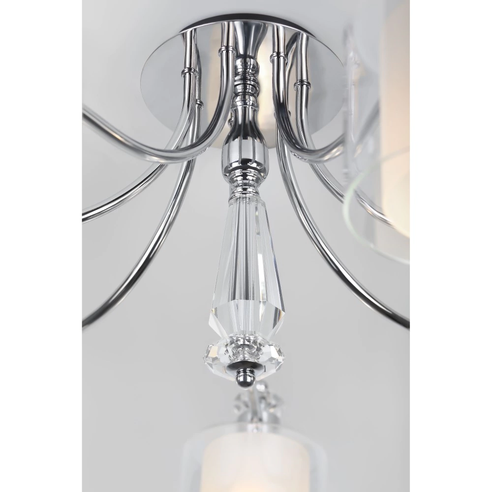 Люстра потолочная Rivoli Лавиния 7х40 Вт Е27 хром