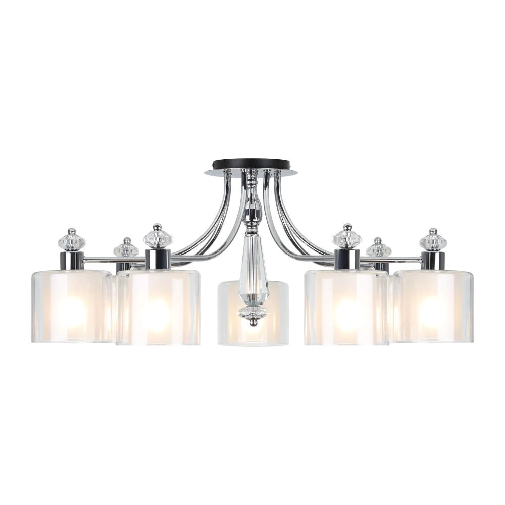 Люстра потолочная Rivoli Лавиния 7х40 Вт Е27 хром