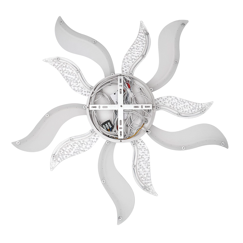 Люстра потолочная IN HOME Флэйм LED 90 Вт с пультом ДУ белый