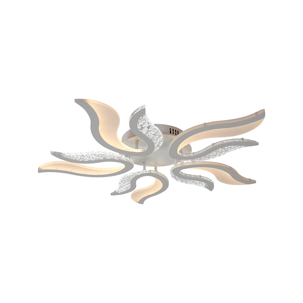 Люстра потолочная IN HOME Флэйм LED 90 Вт с пультом ДУ белый