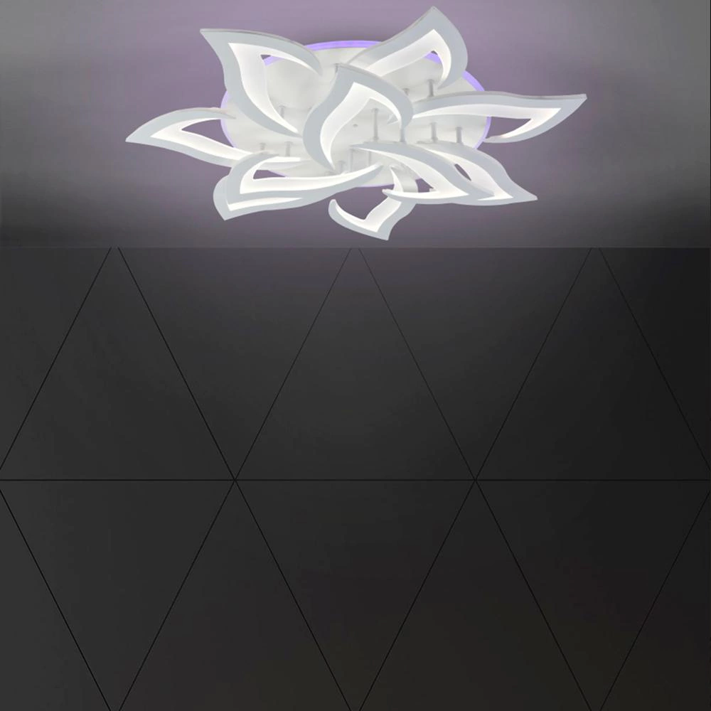 Люстра потолочная Семь Огней Лоренс LED 174 Вт с пультом ДУ RGB белый