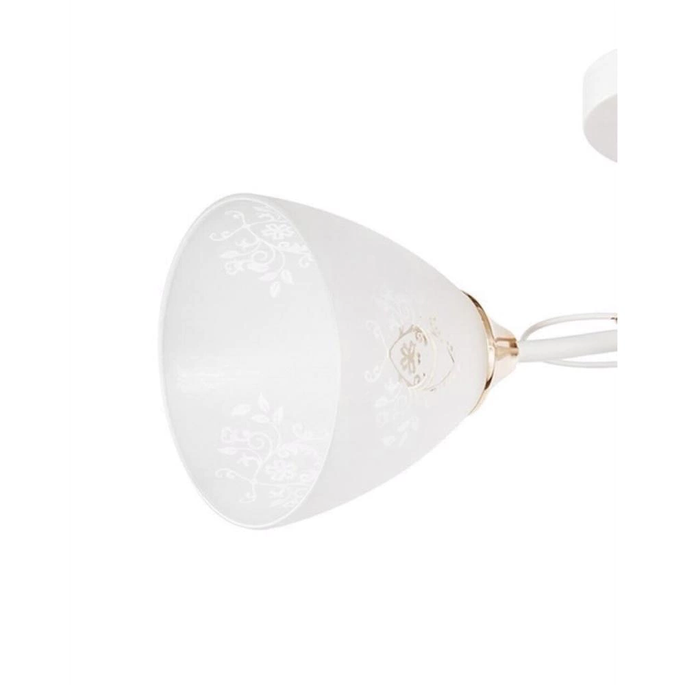 Люстра потолочная Аврора Свет Азалия 5х40 Вт Е27 белый