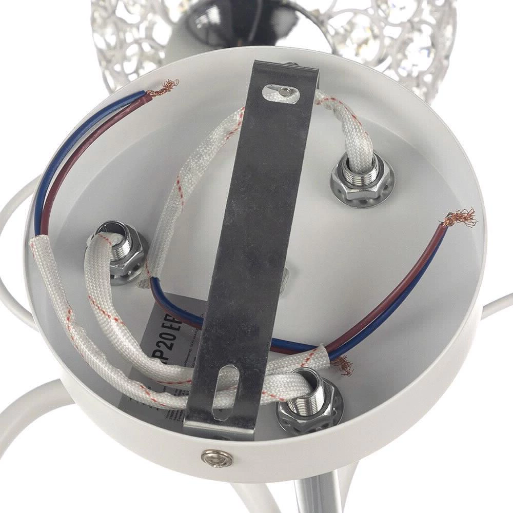 Люстра потолочная Аврора Свет Азалия 5х40 Вт Е27 белый