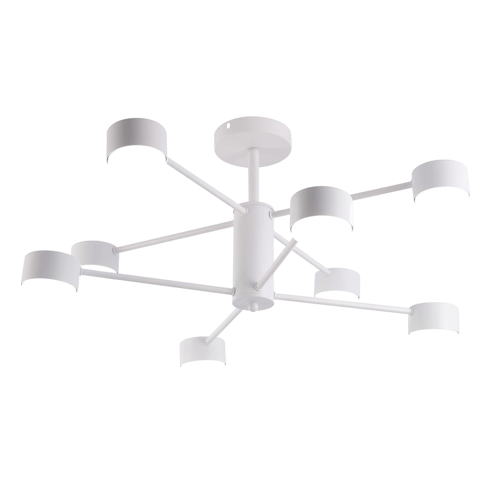 Люстра потолочная Schaffner Афари 8х12 Вт GX53 белый