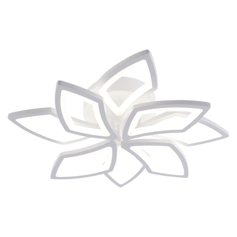 Люстра потолочная LED 138 Вт с пультом ДУ белый Schaffner Куор