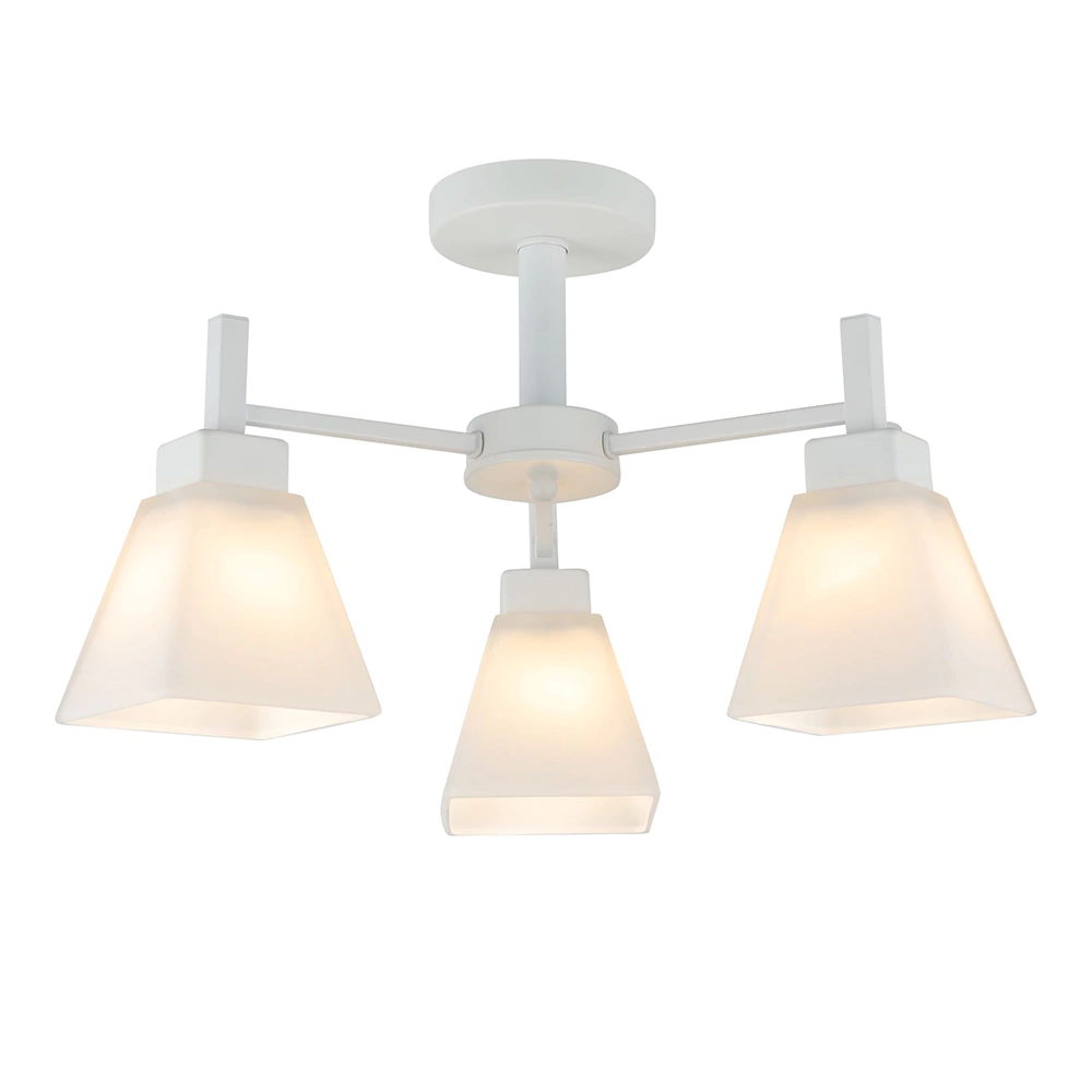 Люстра потолочная 3х40 Вт Е27 белый Schaffner Патрия