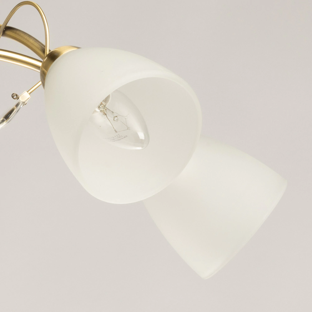 Люстра потолочная 5х40 Вт Е14 золото De City Нежность