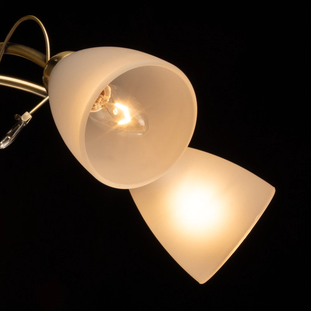 Люстра потолочная 5х40 Вт Е14 золото De City Нежность