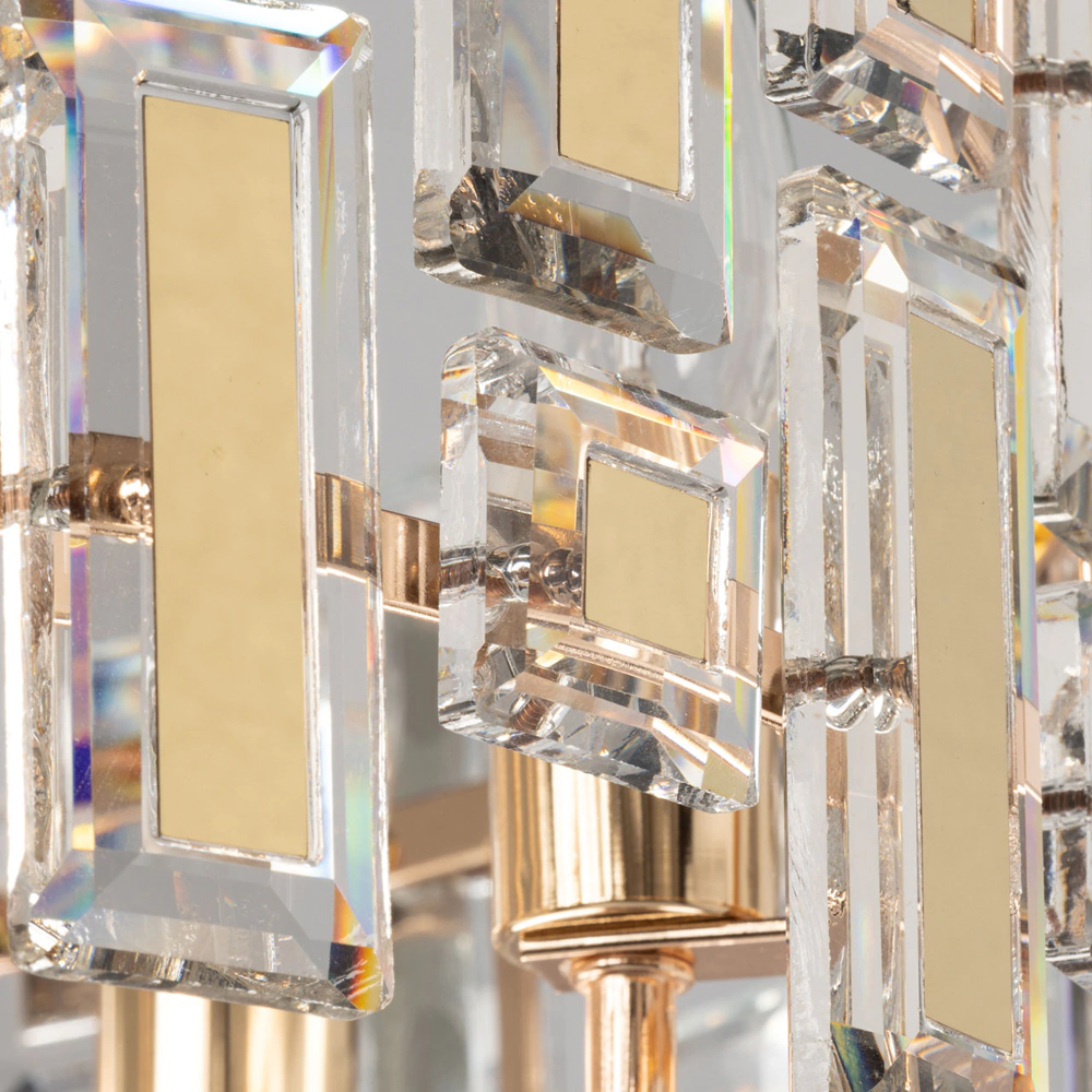 Люстра потолочная 6х60 Вт Е14 золото De City